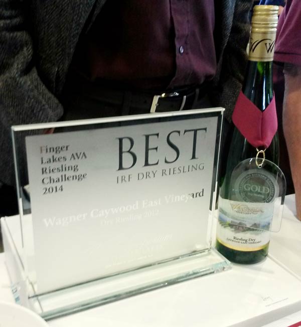 2014 FLX AVA Best Dry Riesling Wagner Vineyards Estate Winery